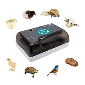 Incubadora de giro y eclosión automática 9 huevos