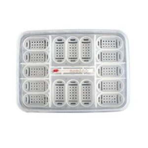 Caja Incubadora Decdeal para reptiles 16 huevos
